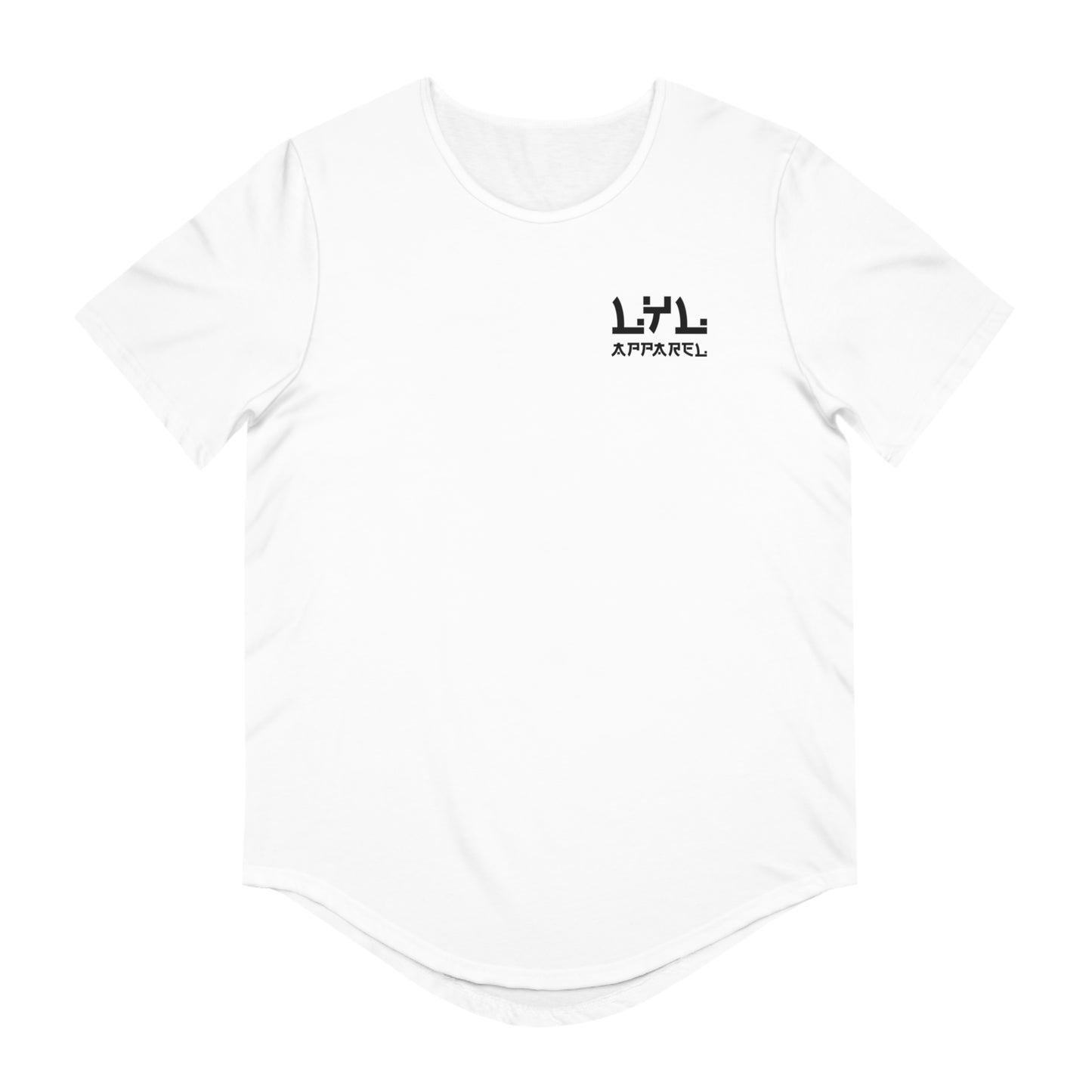 Men's 'Heathen' Curved Hem Long Tee