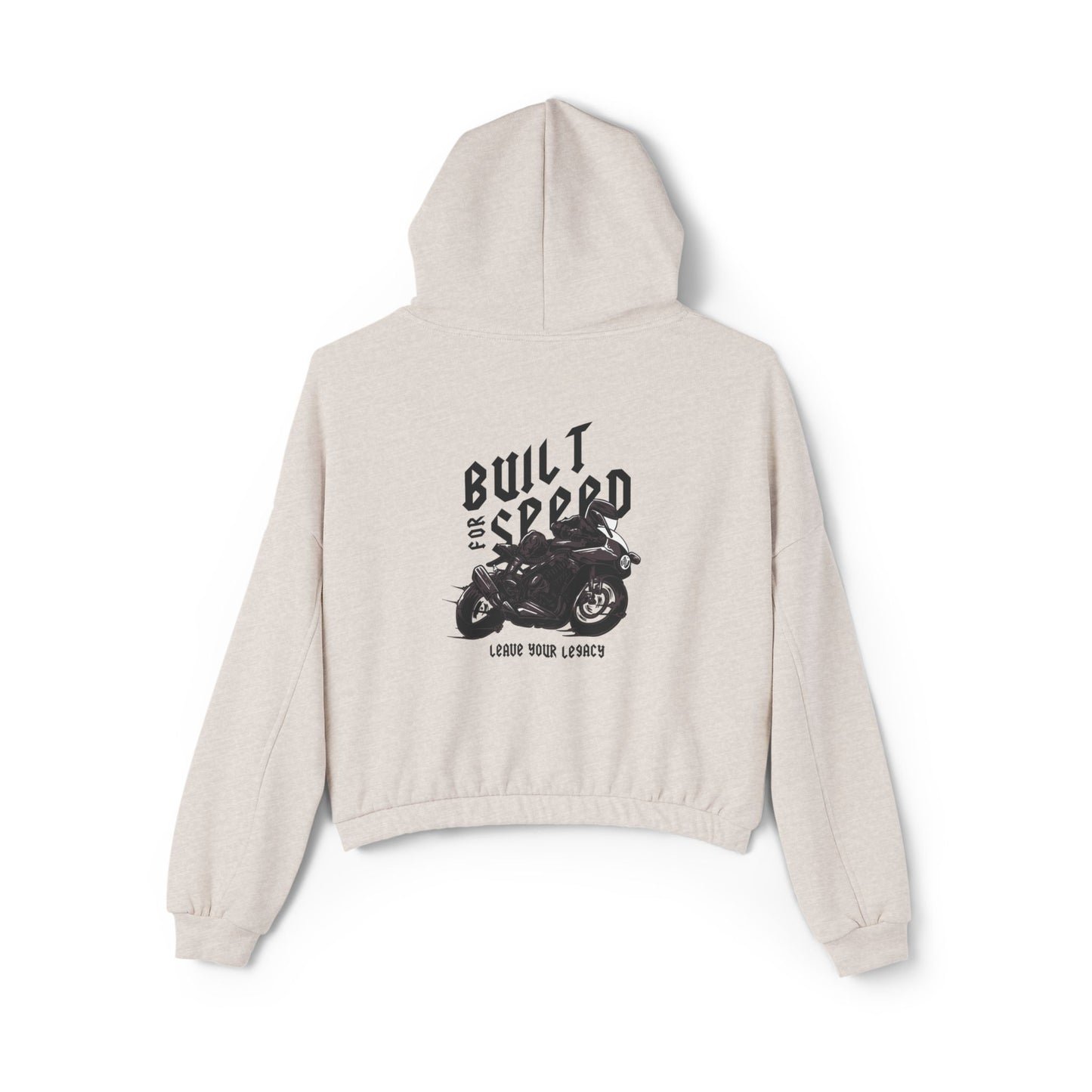 Women's 'Built For Speed' Cinched Bottom Hoodie