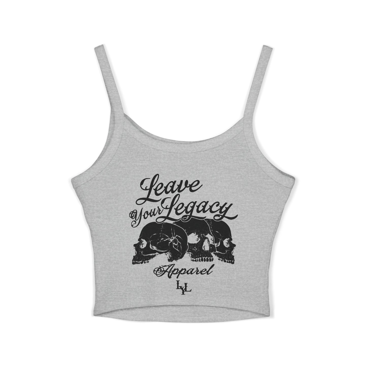 Women's 'Distorted Skull' Spaghetti Strap Tank