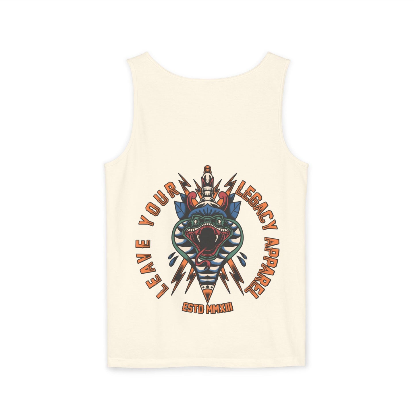 Unisex 'Traditional Snake' Tank Top