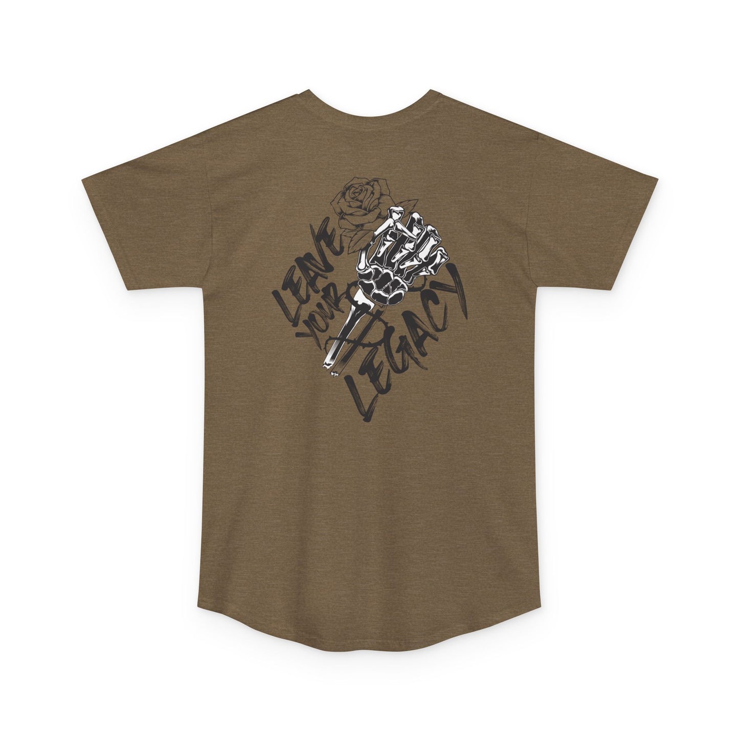 Men's 'Skull Hand' Super Long Body Tee