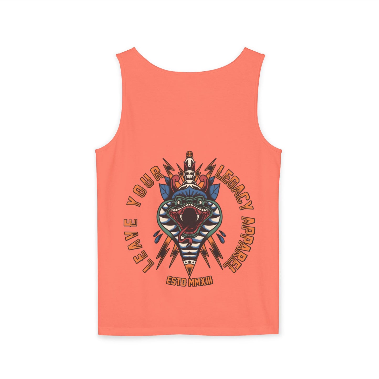 Unisex 'Traditional Snake' Tank Top