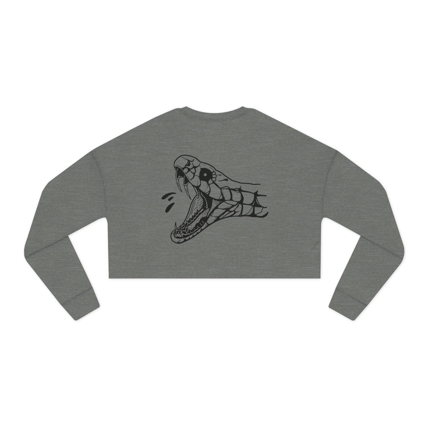 Women's 'Snake Head' Cropped Sweatshirt