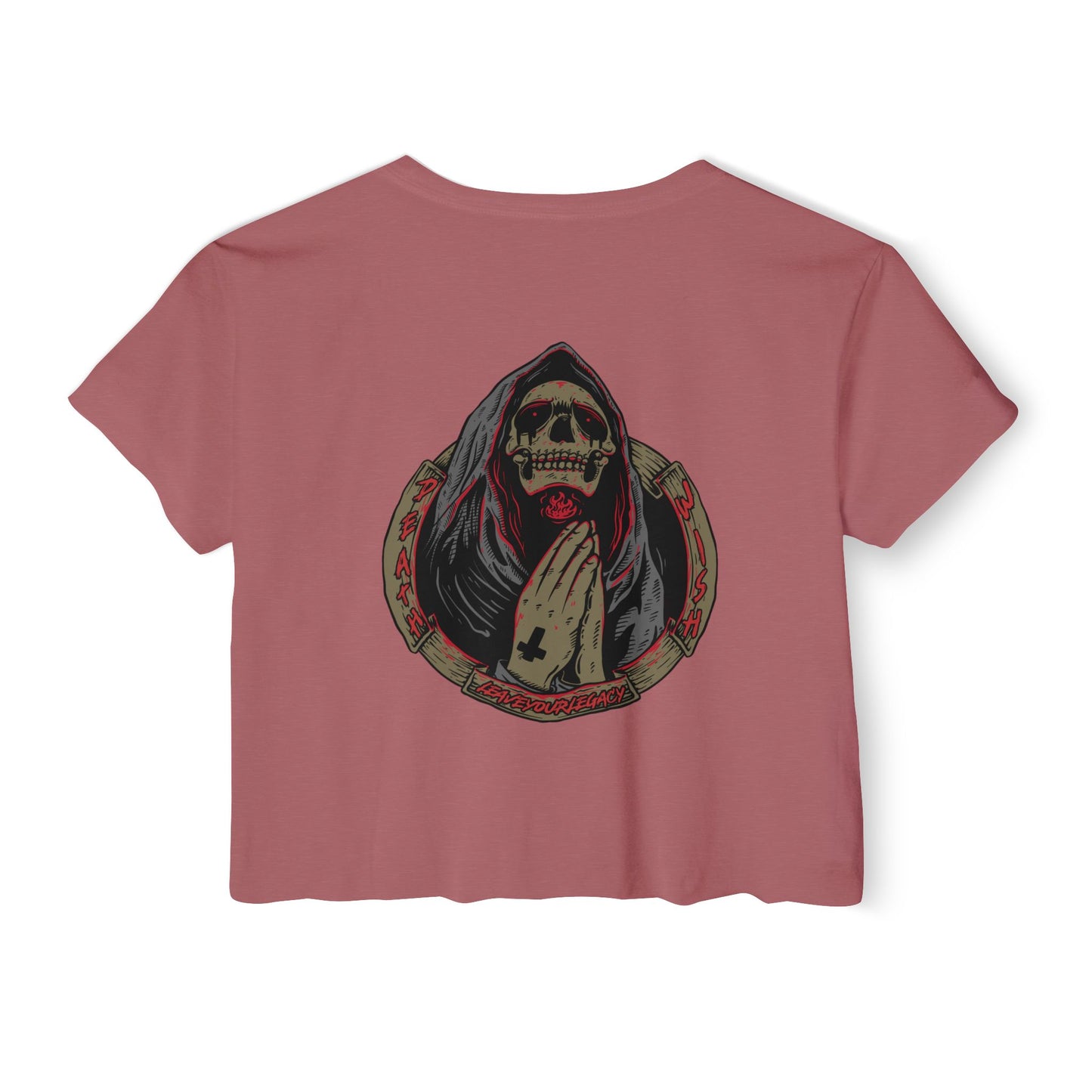 Women's 'Death Wish' Crop Top