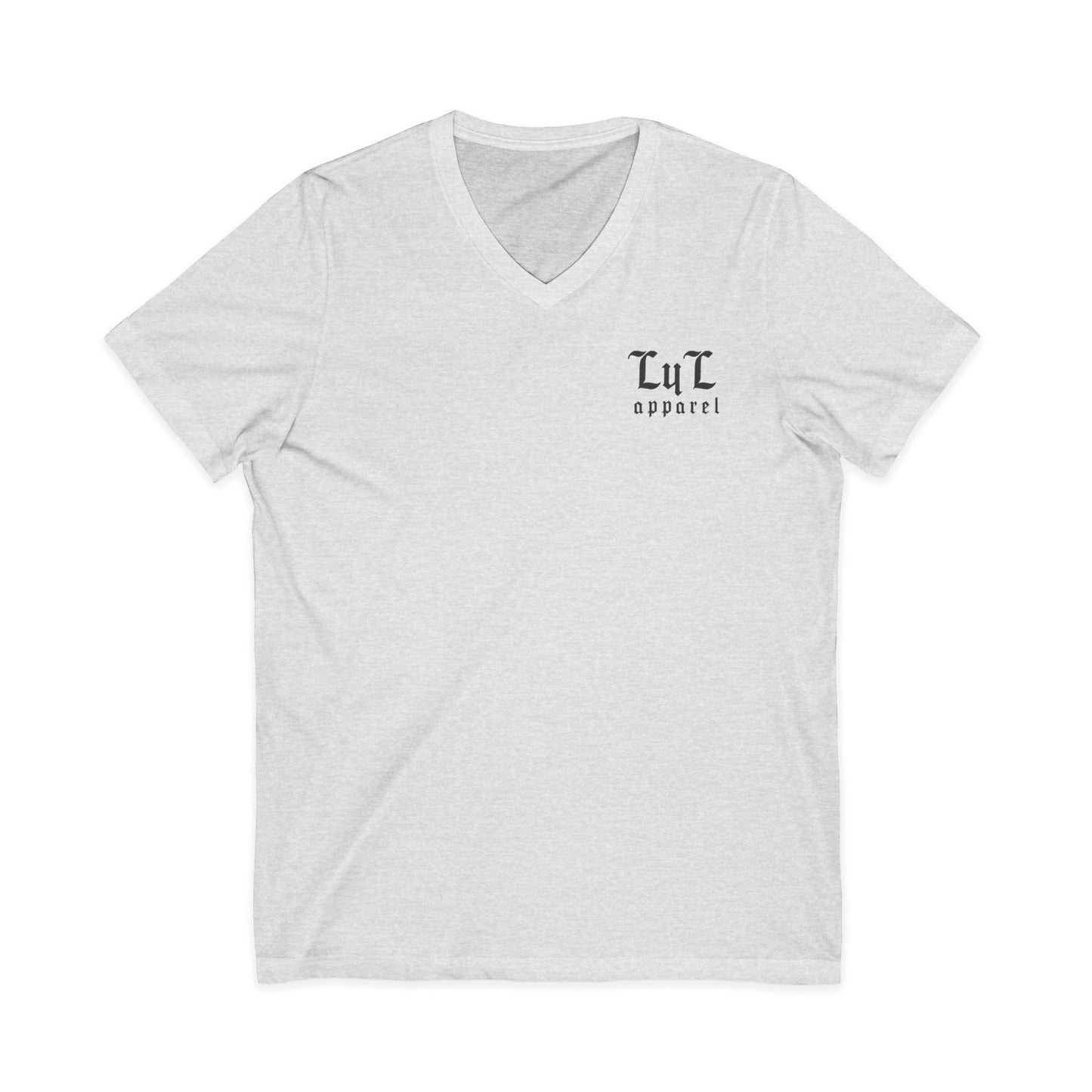 Men's 'Rose & Dagger' V-Neck T-Shirt