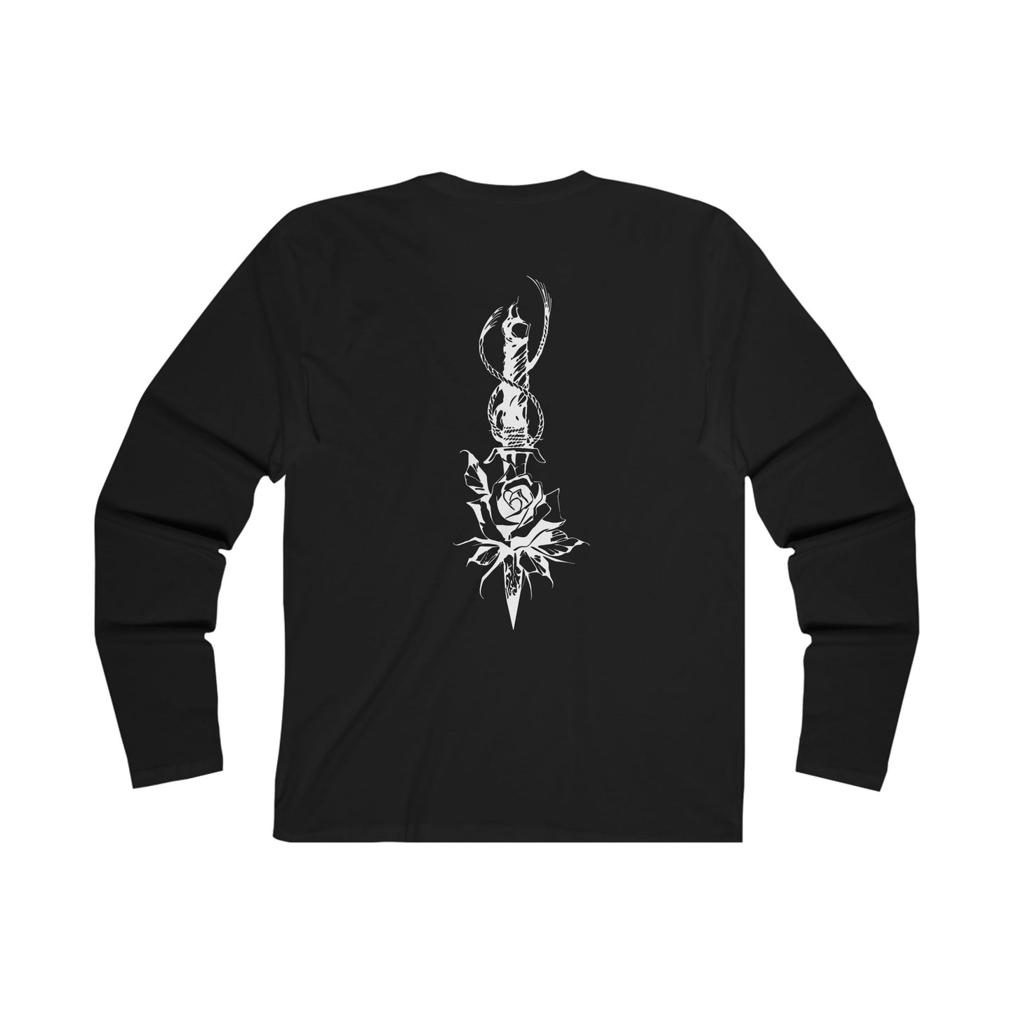 Men's 'Rose & Dagger' Light Weight Long Sleeve