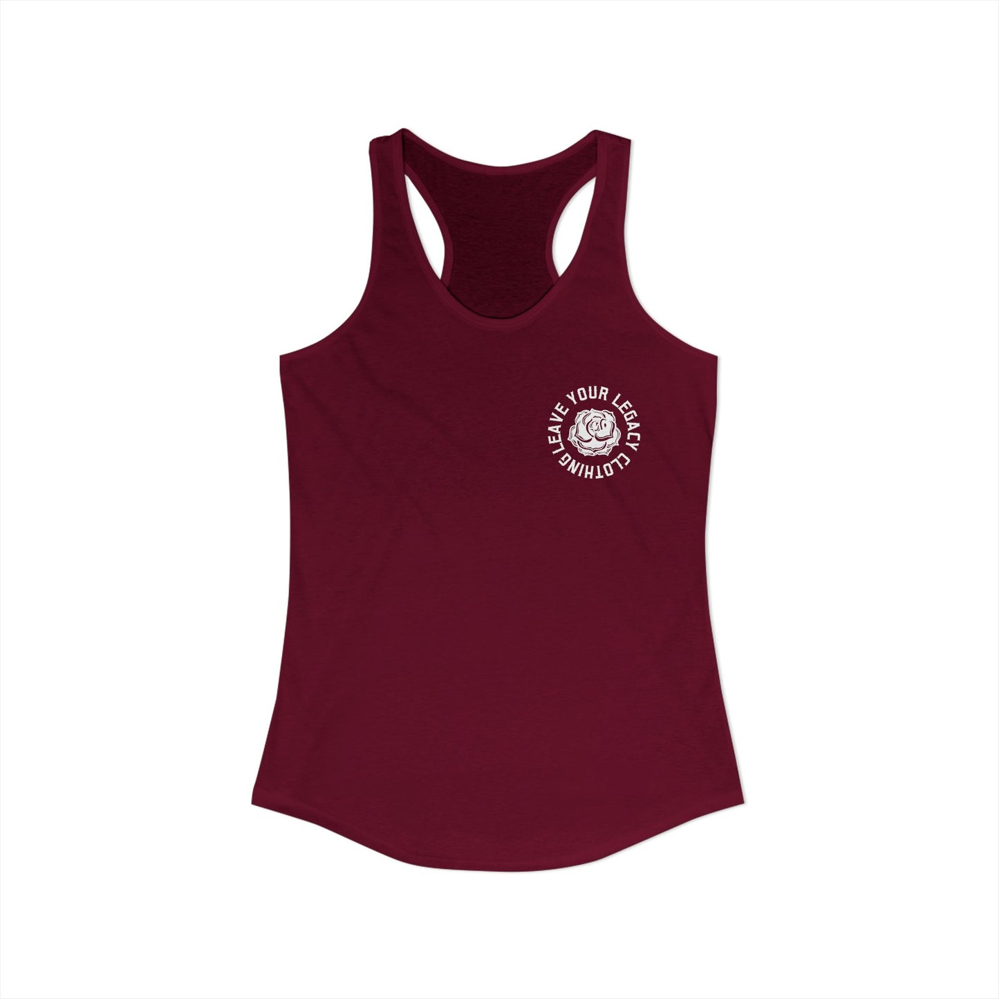Women's 'Rose Stem' Racerback Tank