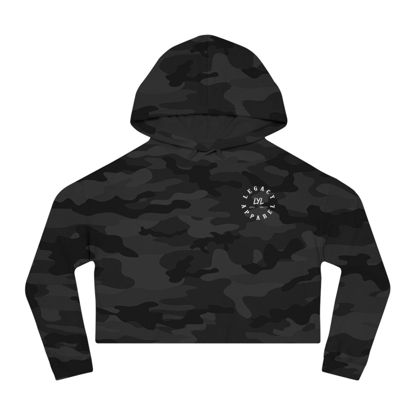 Women's "Legacy Script' Cropped Hoodie