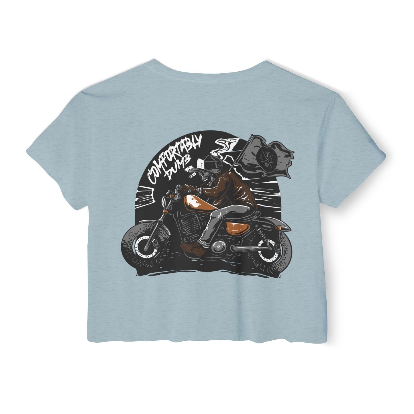 Women's 'Comfortably Dumb ' Crop Top