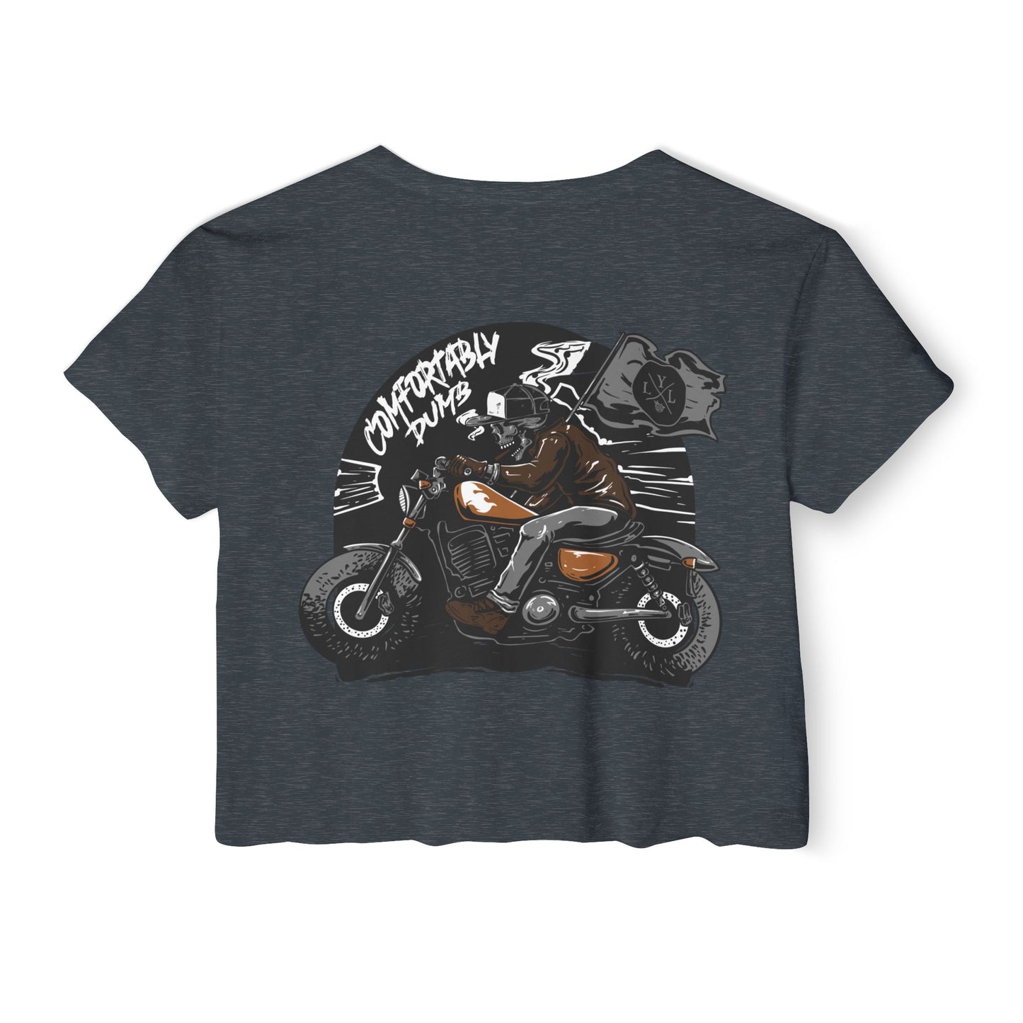 Women's 'Comfortably Dumb ' Crop Top