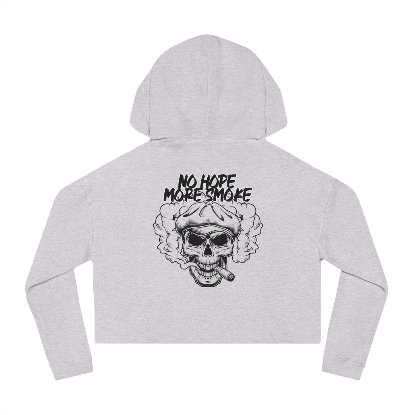 Women's 'No Hope More Smoke' Cropped Hoodie