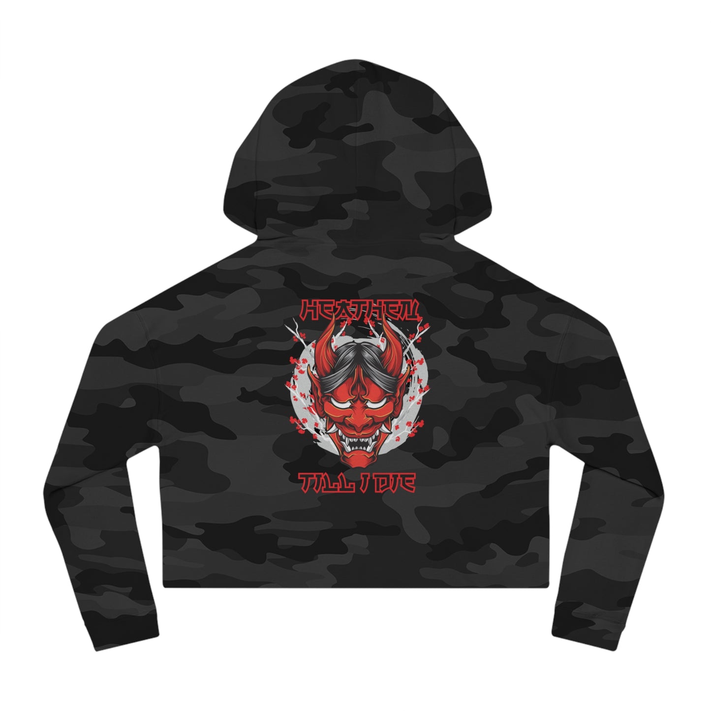 Women's 'Heathen' Cropped Hoodie