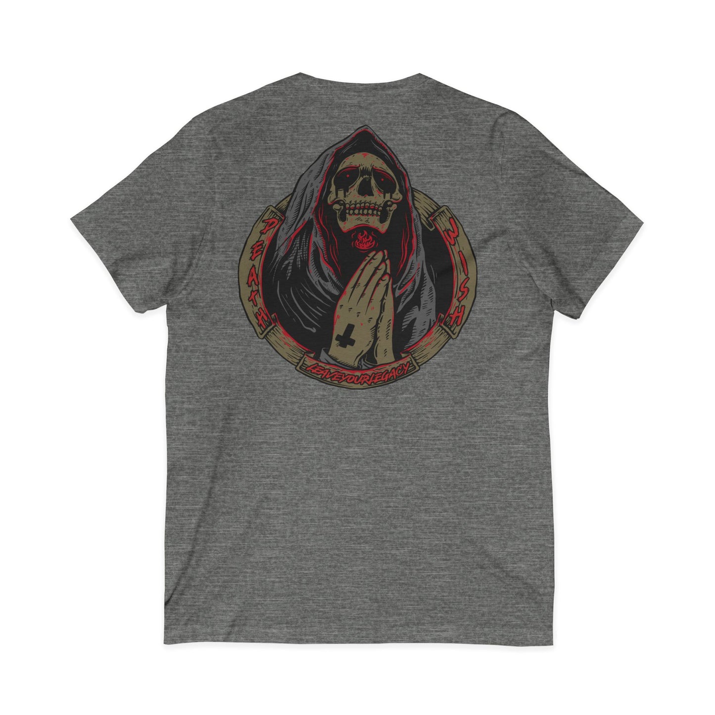 Men's 'Death Wish' V-Neck T-Shirt