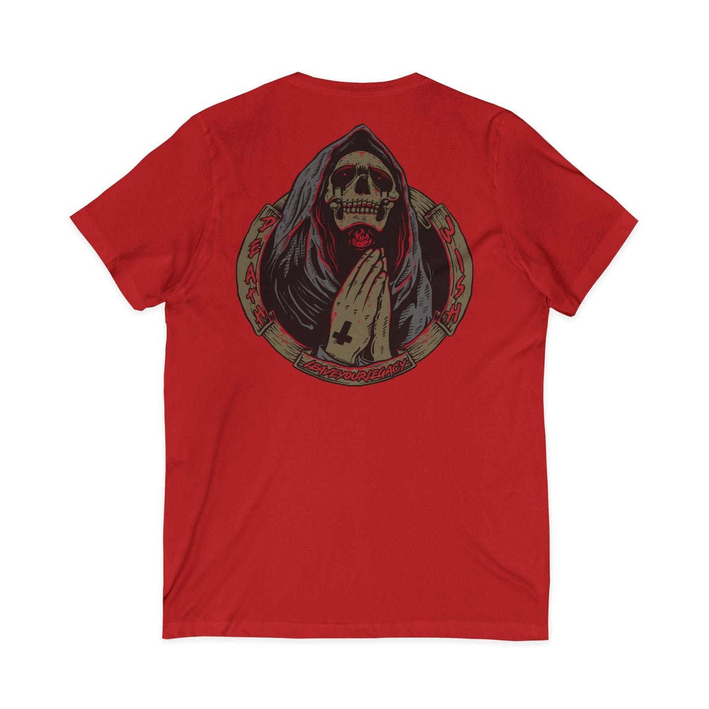 Men's 'Death Wish' V-Neck T-Shirt