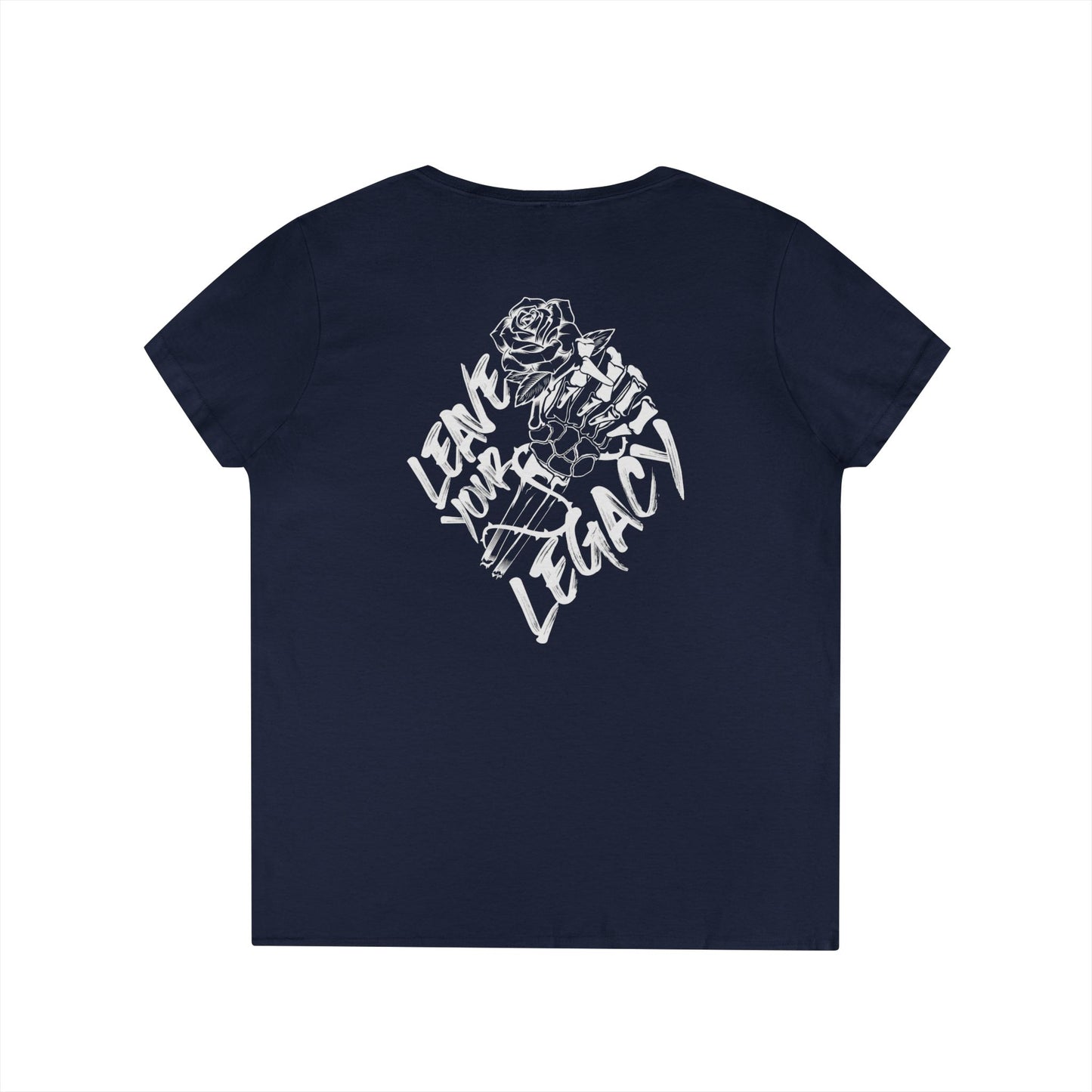 Women's 'Skull Hand' V-Neck T-Shirt