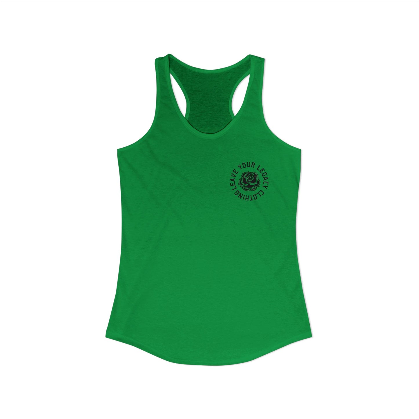 Women's 'Rose Stem' Racerback Tank