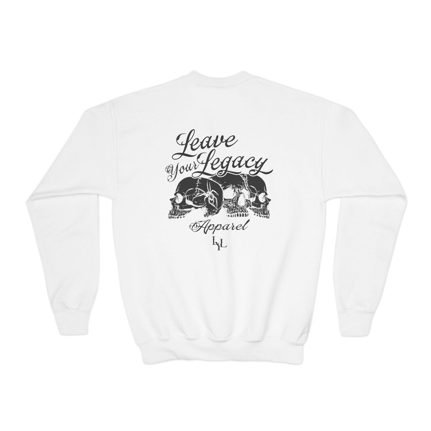 Youth 'Distorted Skull' Sweatshirt