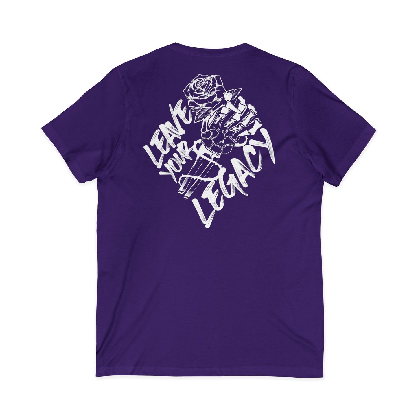 Men's 'Skull Hand' V-Neck T-Shirt