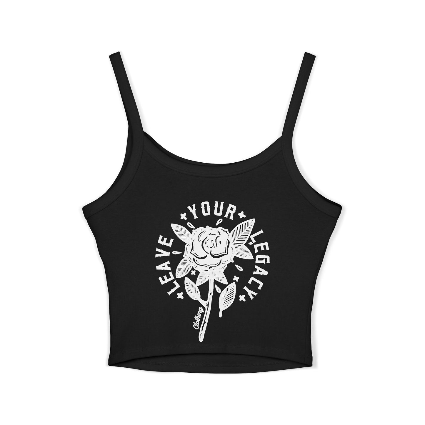 Women's 'Rose Stem' Spaghetti Strap Tank