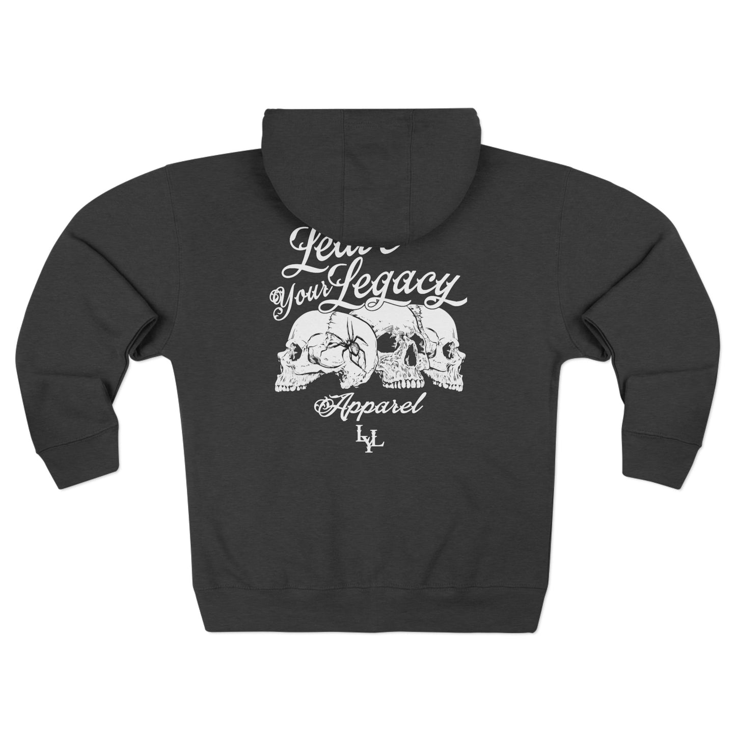 Unisex 'Distorted Skull' Zip Hoodies