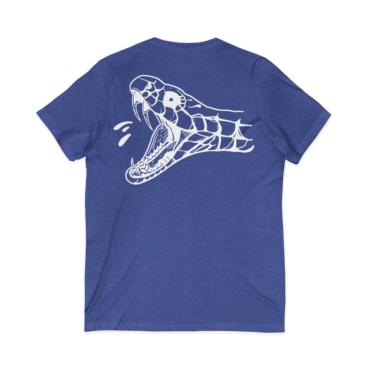 Men's 'Snake Head' V-Neck T-Shirt