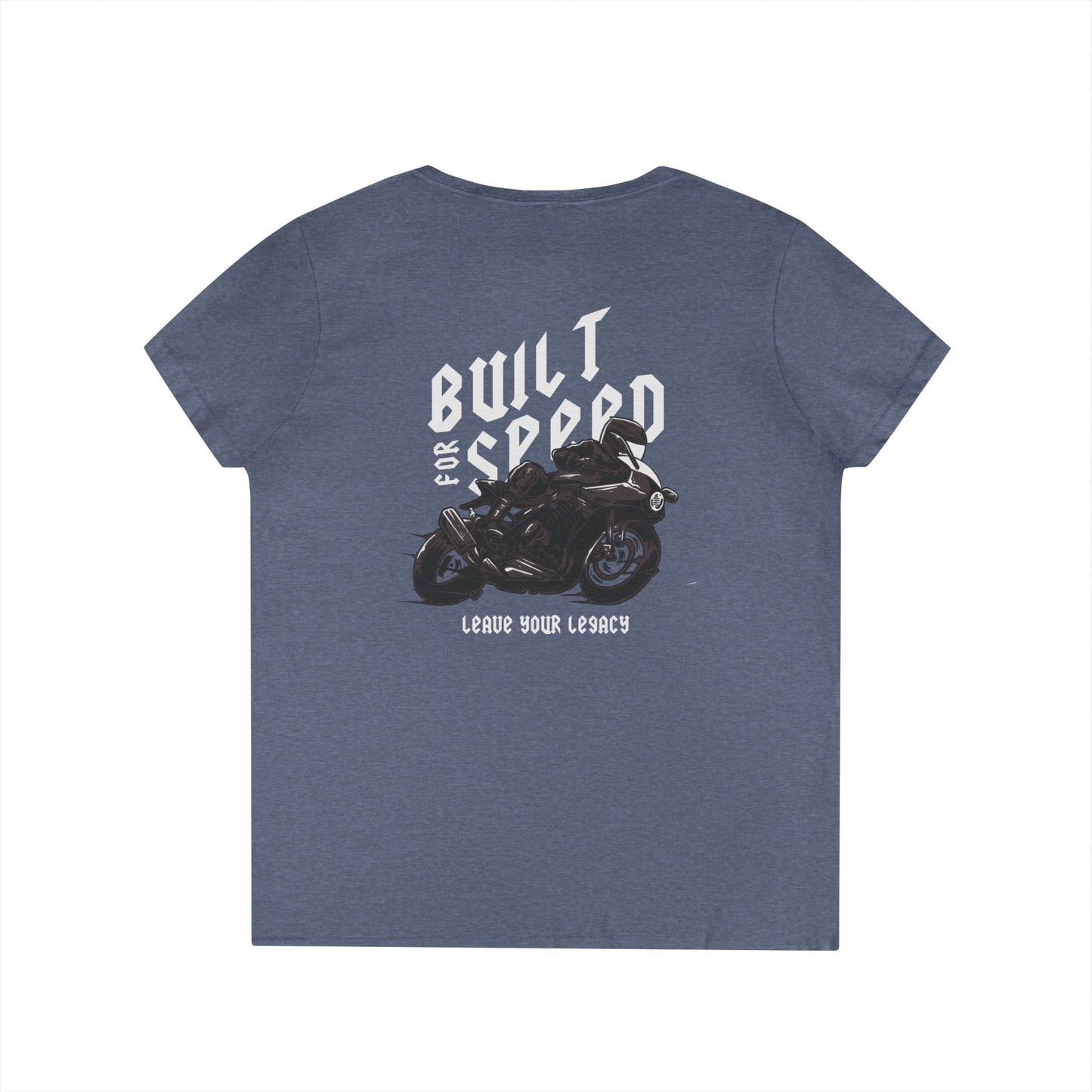 Women's 'Built For Speed' V-Neck T-Shirt