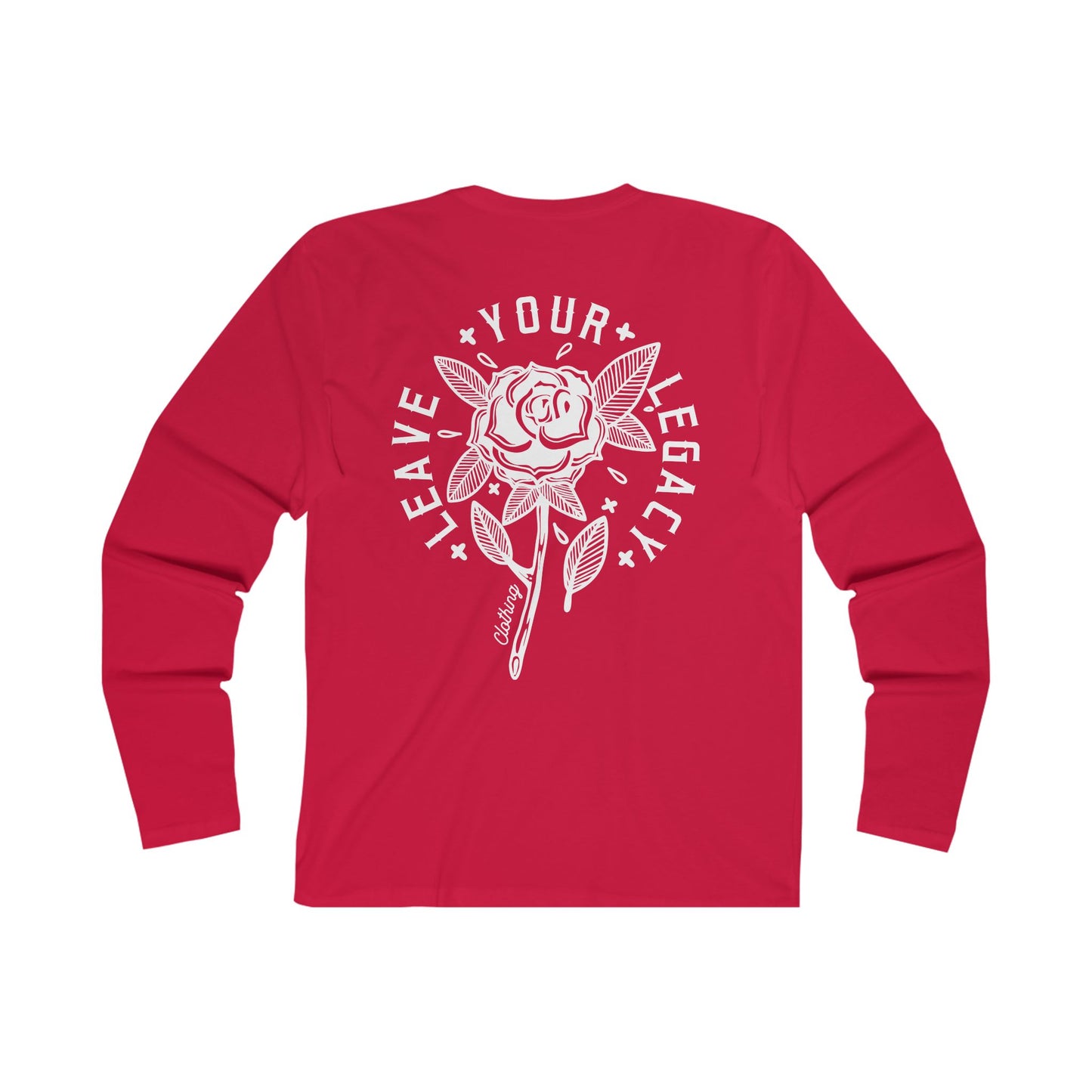 Men's 'Rose Stem' Light Weight Long Sleeve