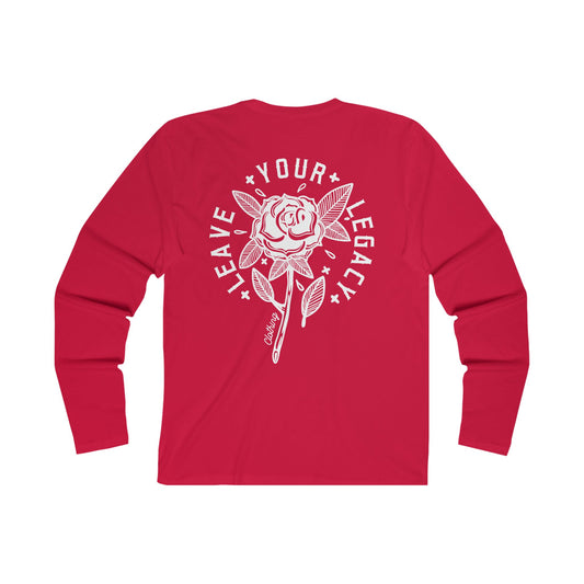 Men's 'Rose Stem' Light Weight Long Sleeve