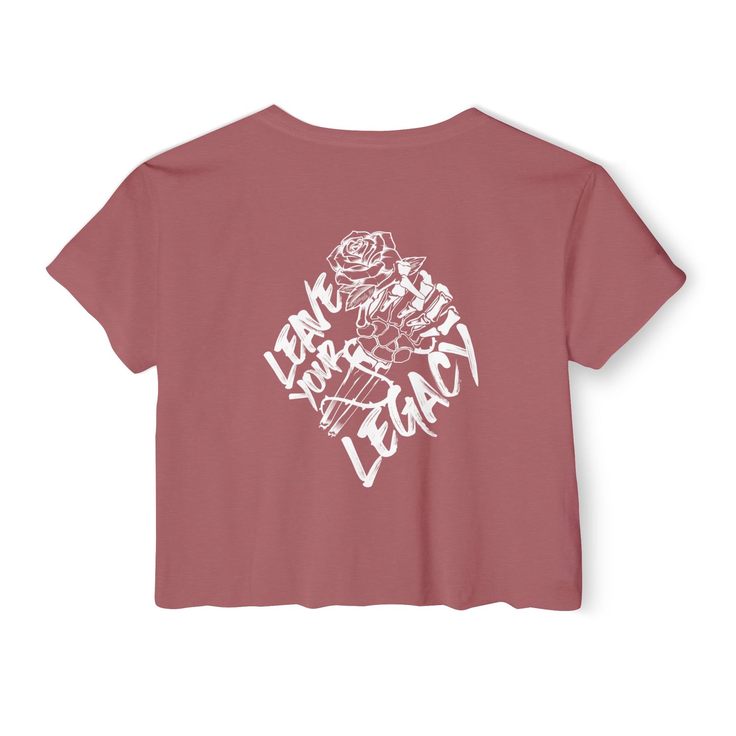 Women's 'Skull Hand' Crop Top