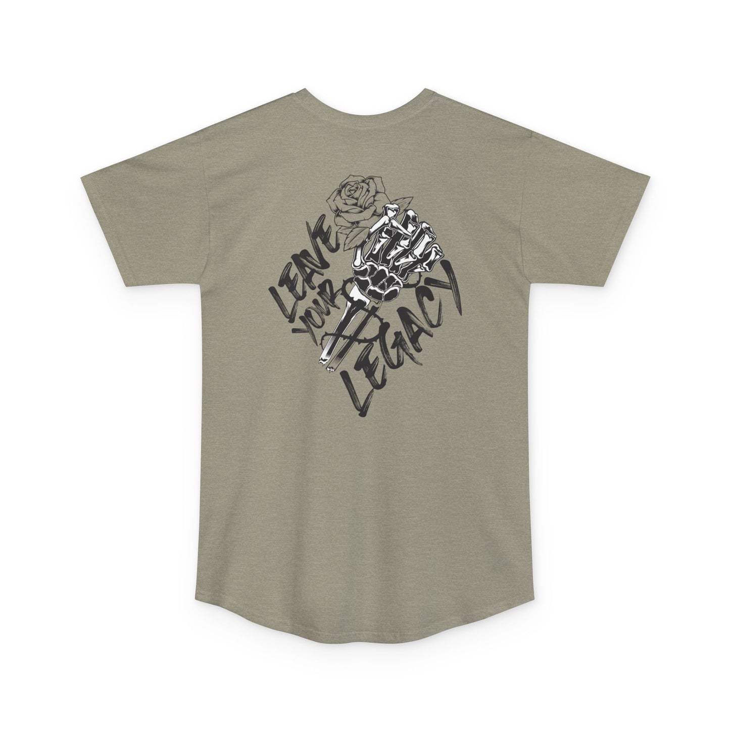 Men's 'Skull Hand' Super Long Body Tee