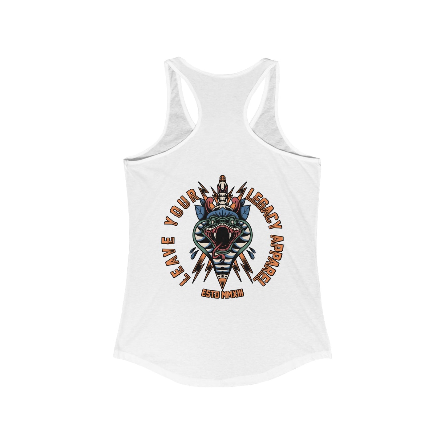 Women's 'Traditional Snake' Racerback Tank