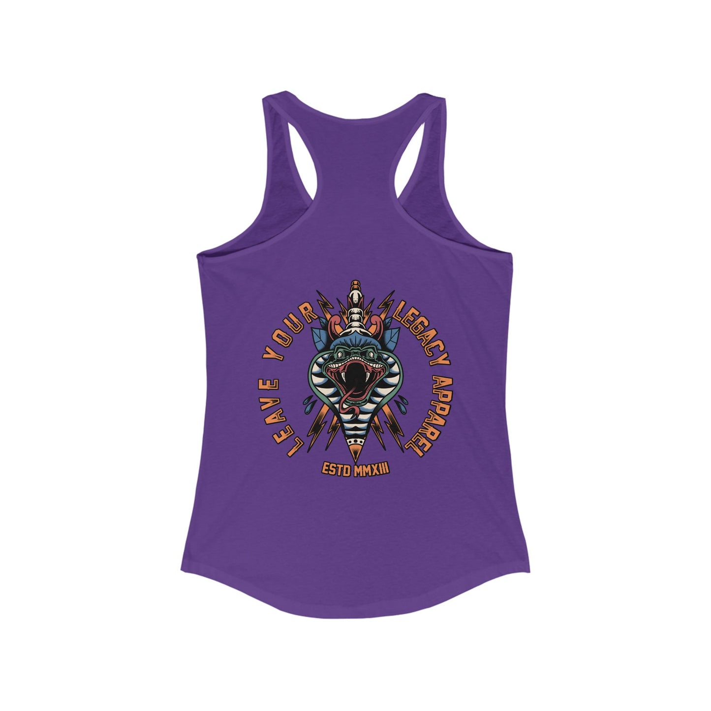 Women's 'Traditional Snake' Racerback Tank