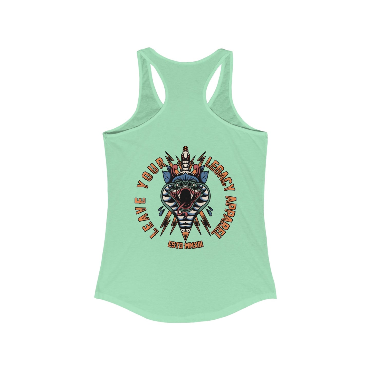 Women's 'Traditional Snake' Racerback Tank