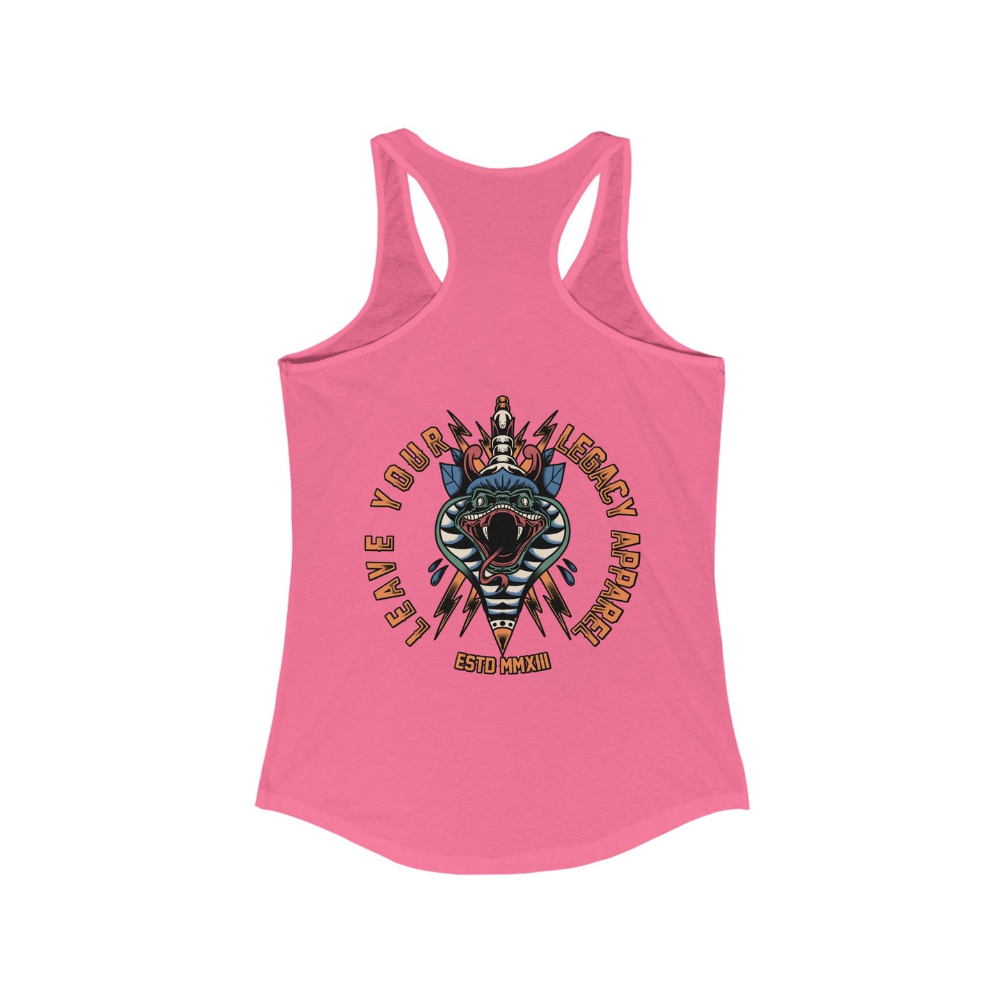 Women's 'Traditional Snake' Racerback Tank