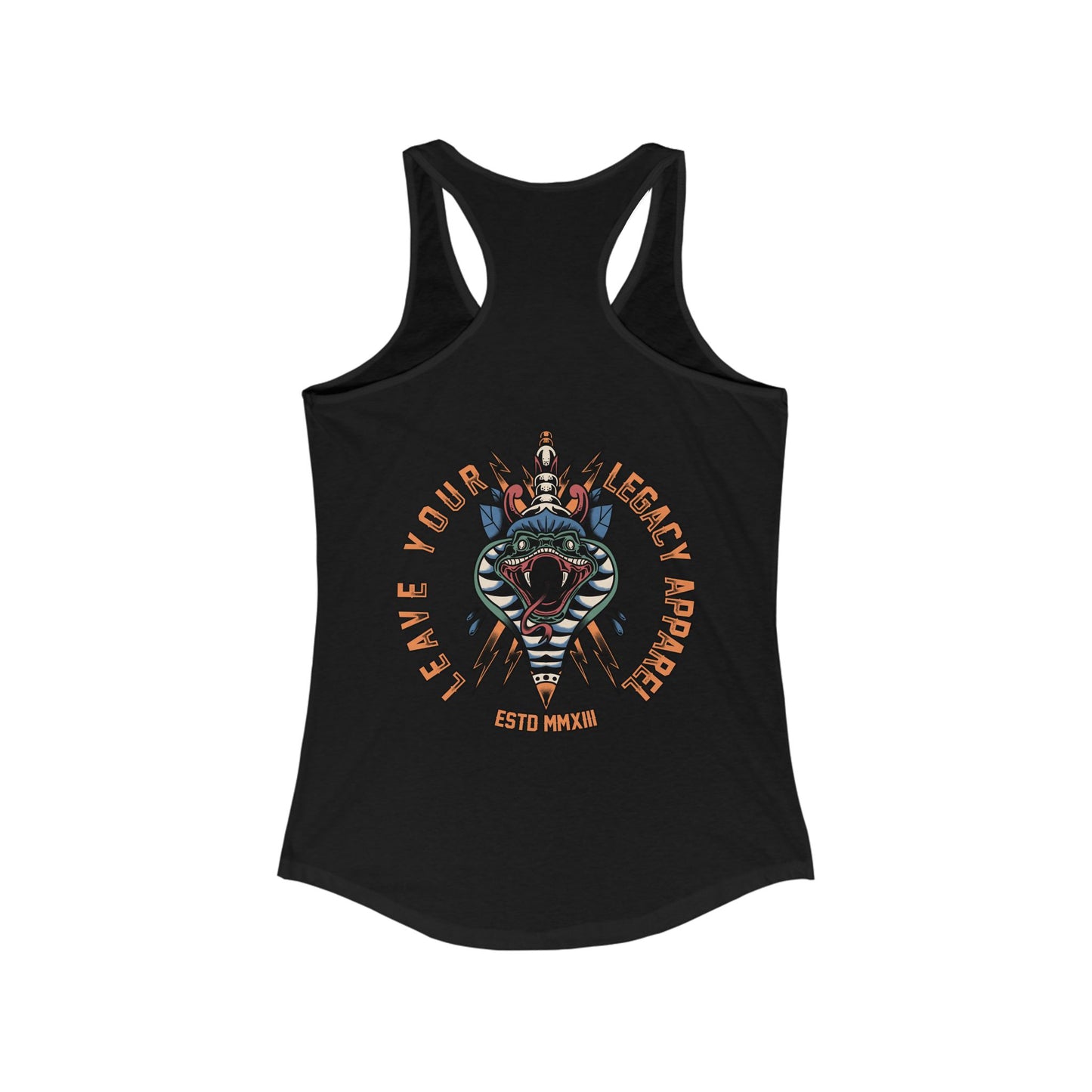 Women's 'Traditional Snake' Racerback Tank