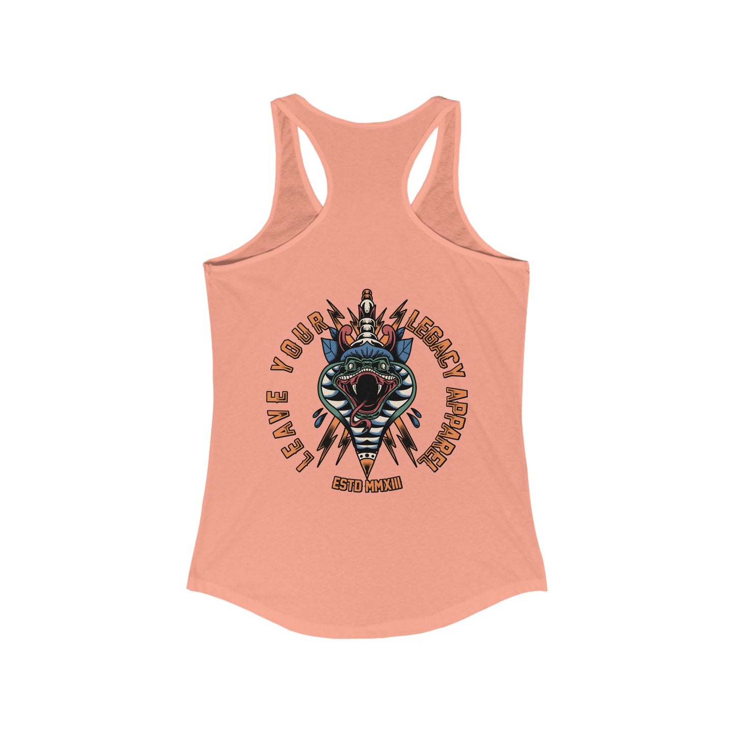 Women's 'Traditional Snake' Racerback Tank