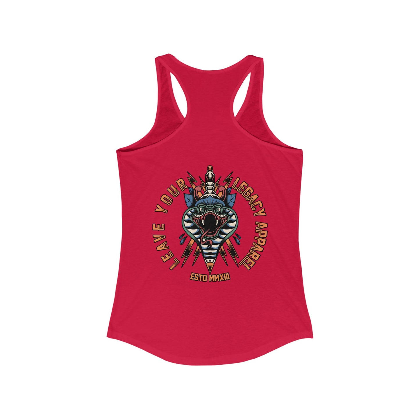 Women's 'Traditional Snake' Racerback Tank