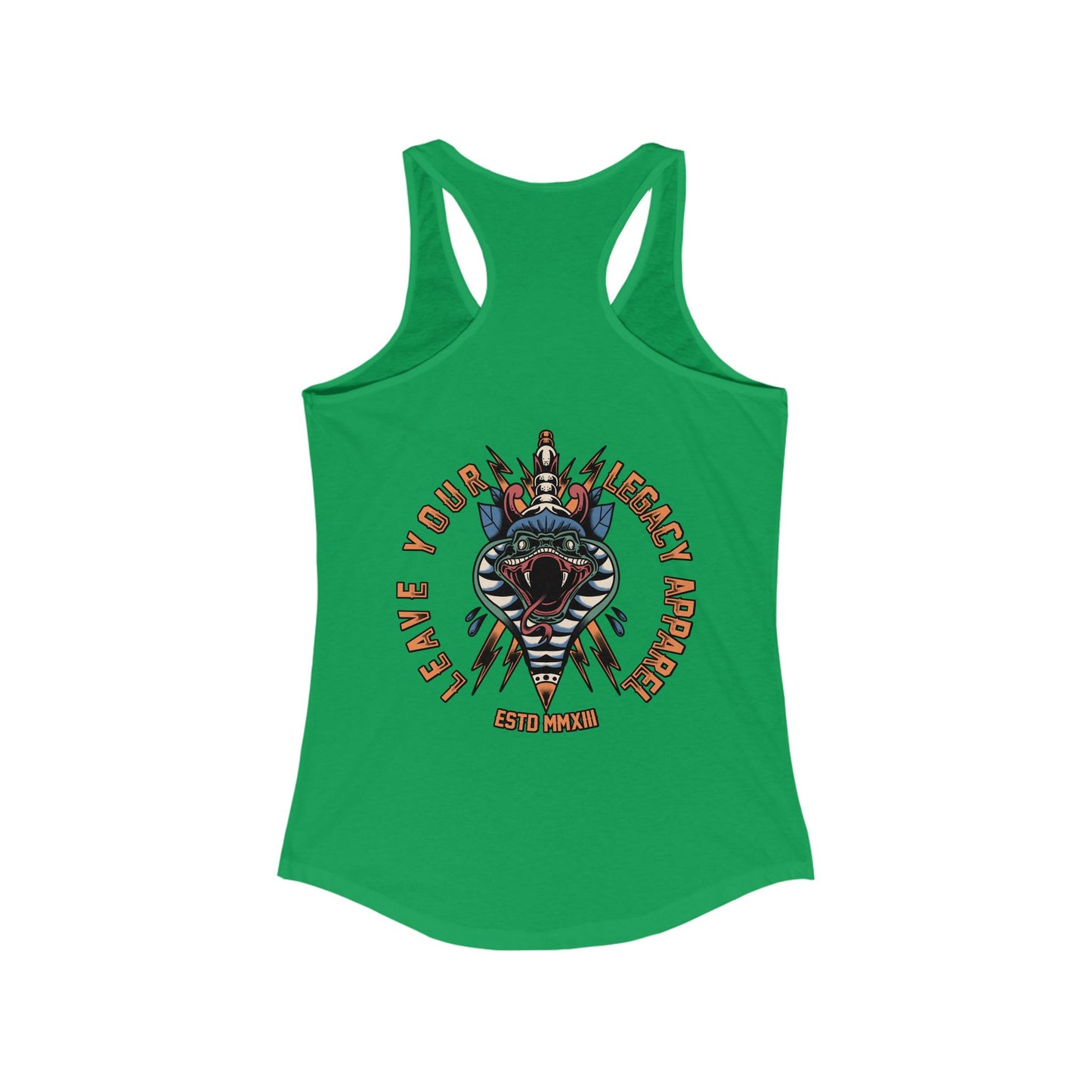 Women's 'Traditional Snake' Racerback Tank