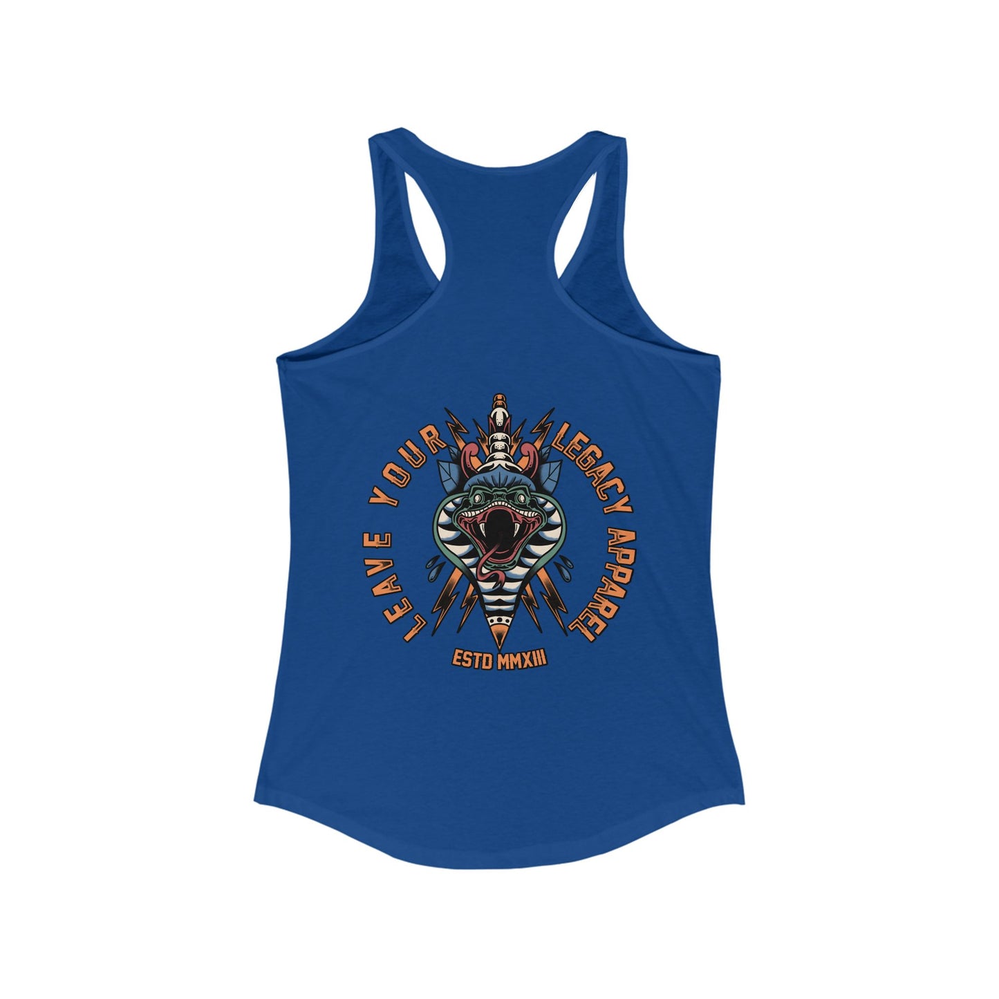 Women's 'Traditional Snake' Racerback Tank
