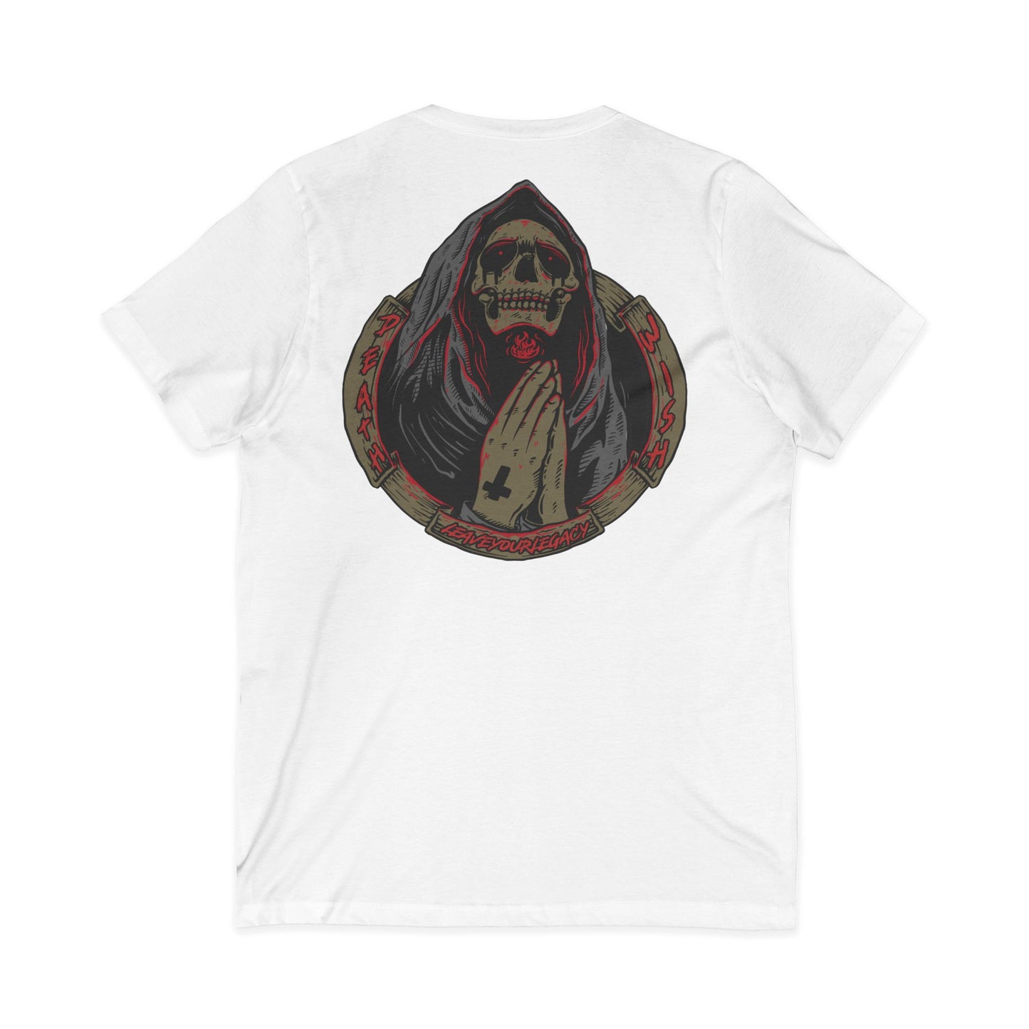 Men's 'Death Wish' V-Neck T-Shirt