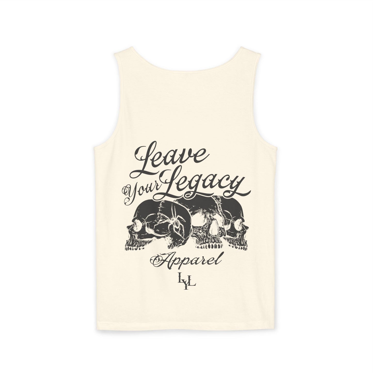 Unisex 'Distorted Skull' Tank Top