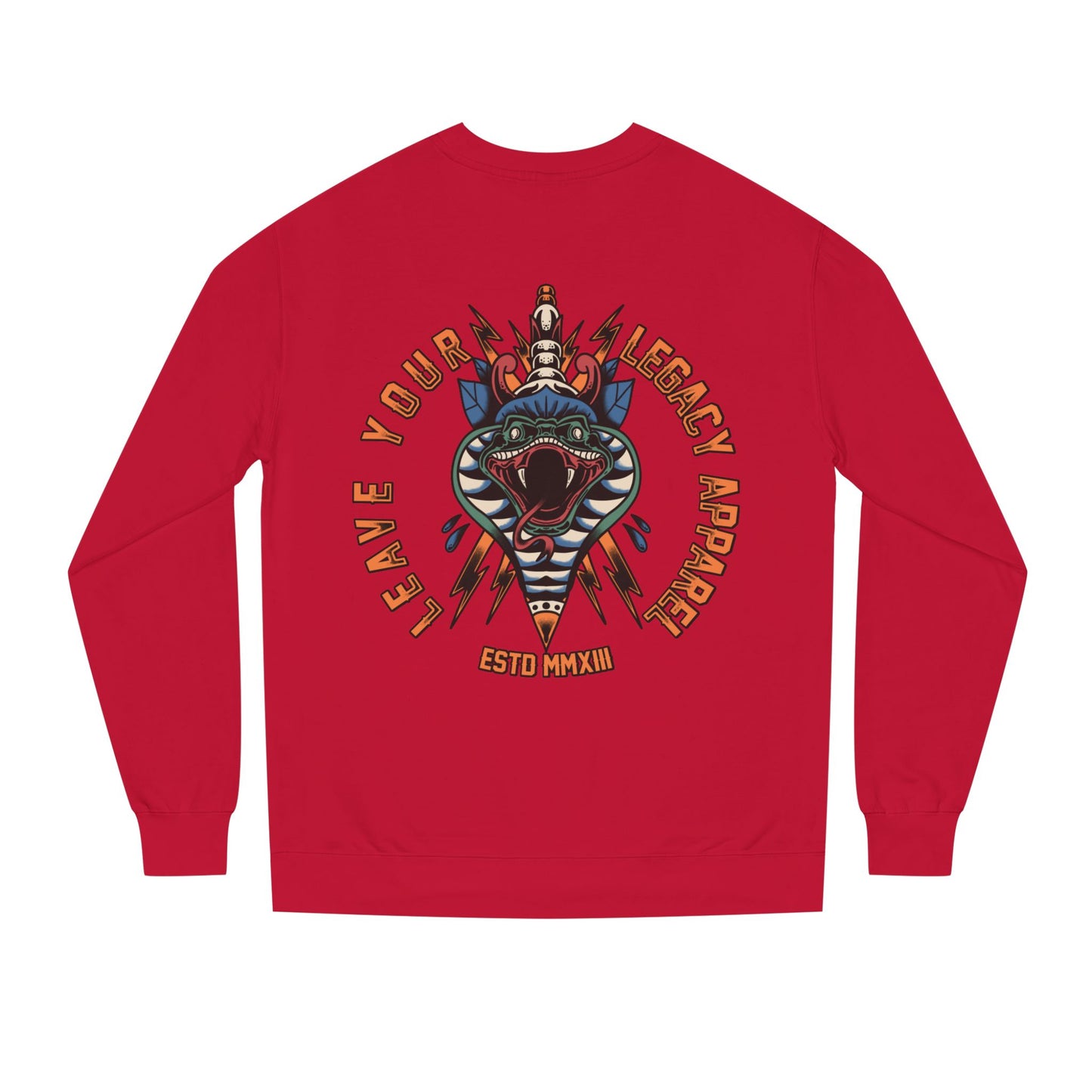 Unisex 'Traditional Snake' Sweatshirt