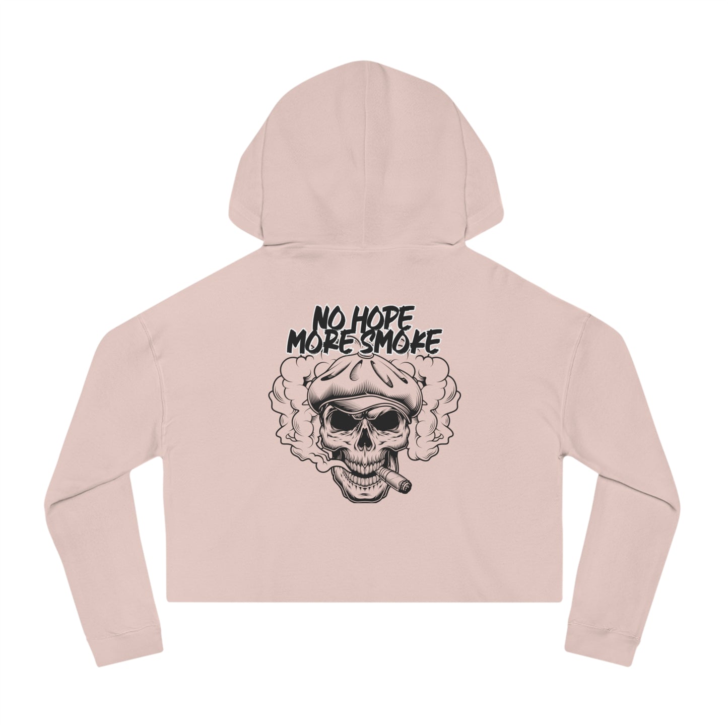 Women's 'No Hope More Smoke' Cropped Hoodie