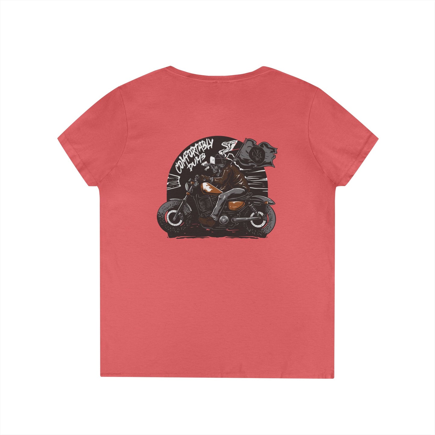 Women's 'Comfortably Dumb' V-Neck T-Shirt