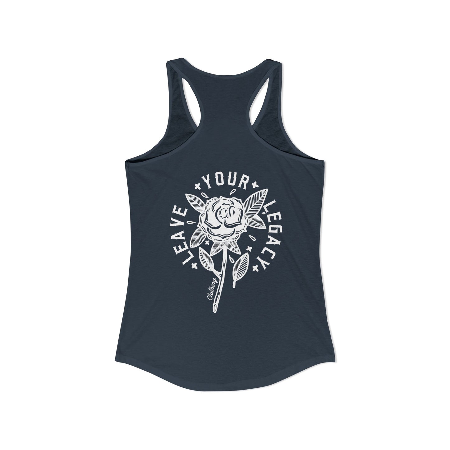 Women's 'Rose Stem' Racerback Tank