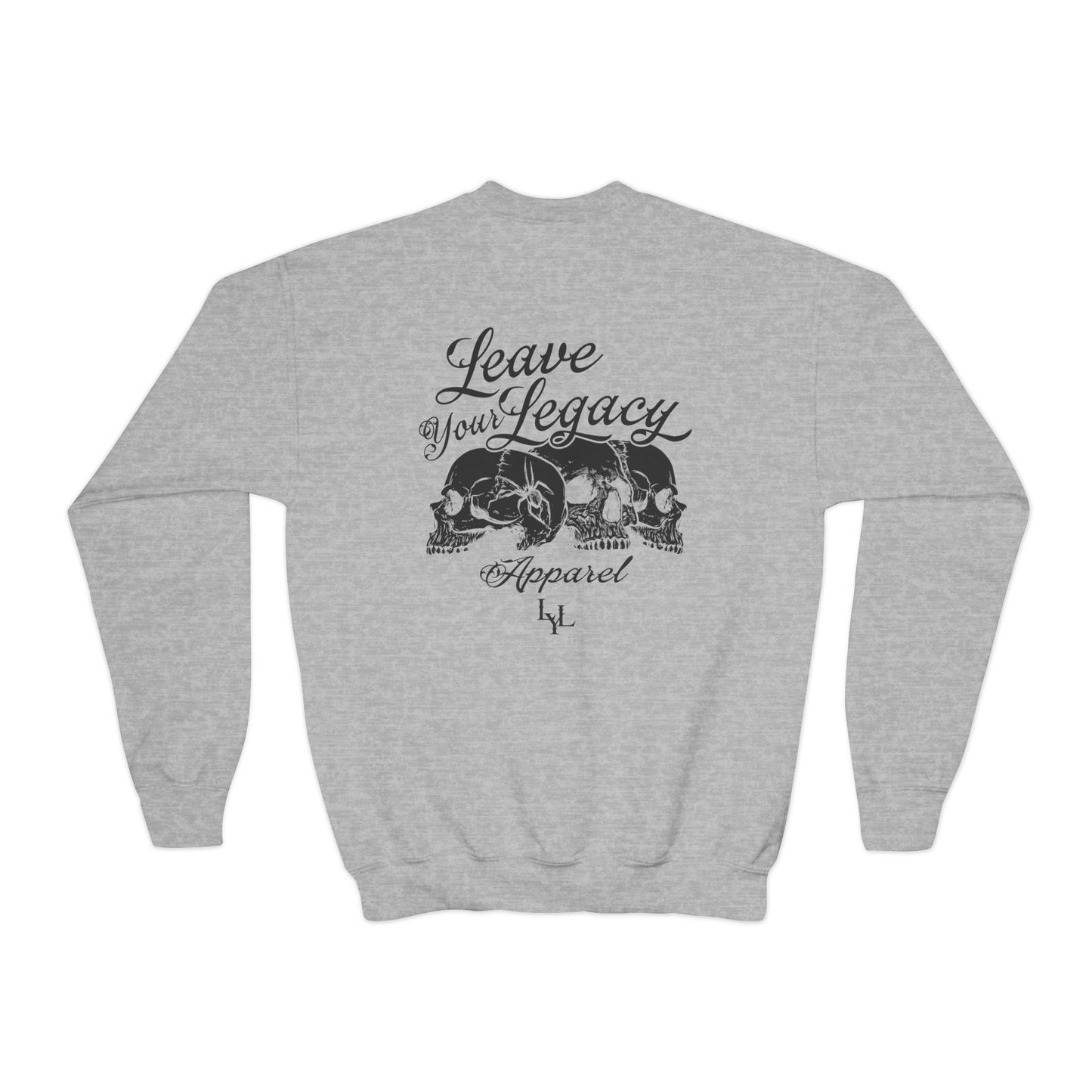 Youth 'Distorted Skull' Sweatshirt