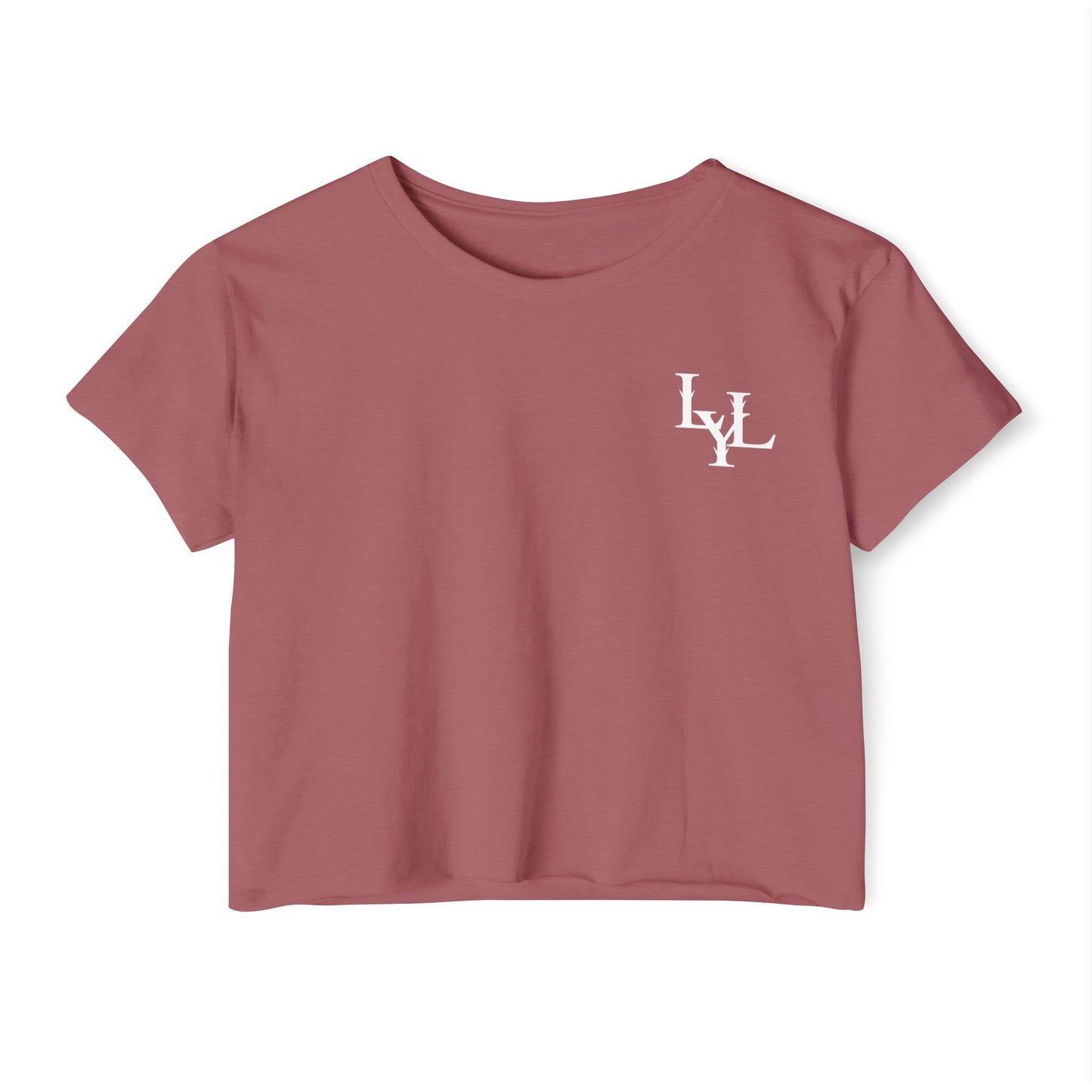 Women's 'Block LyL' Crop Top
