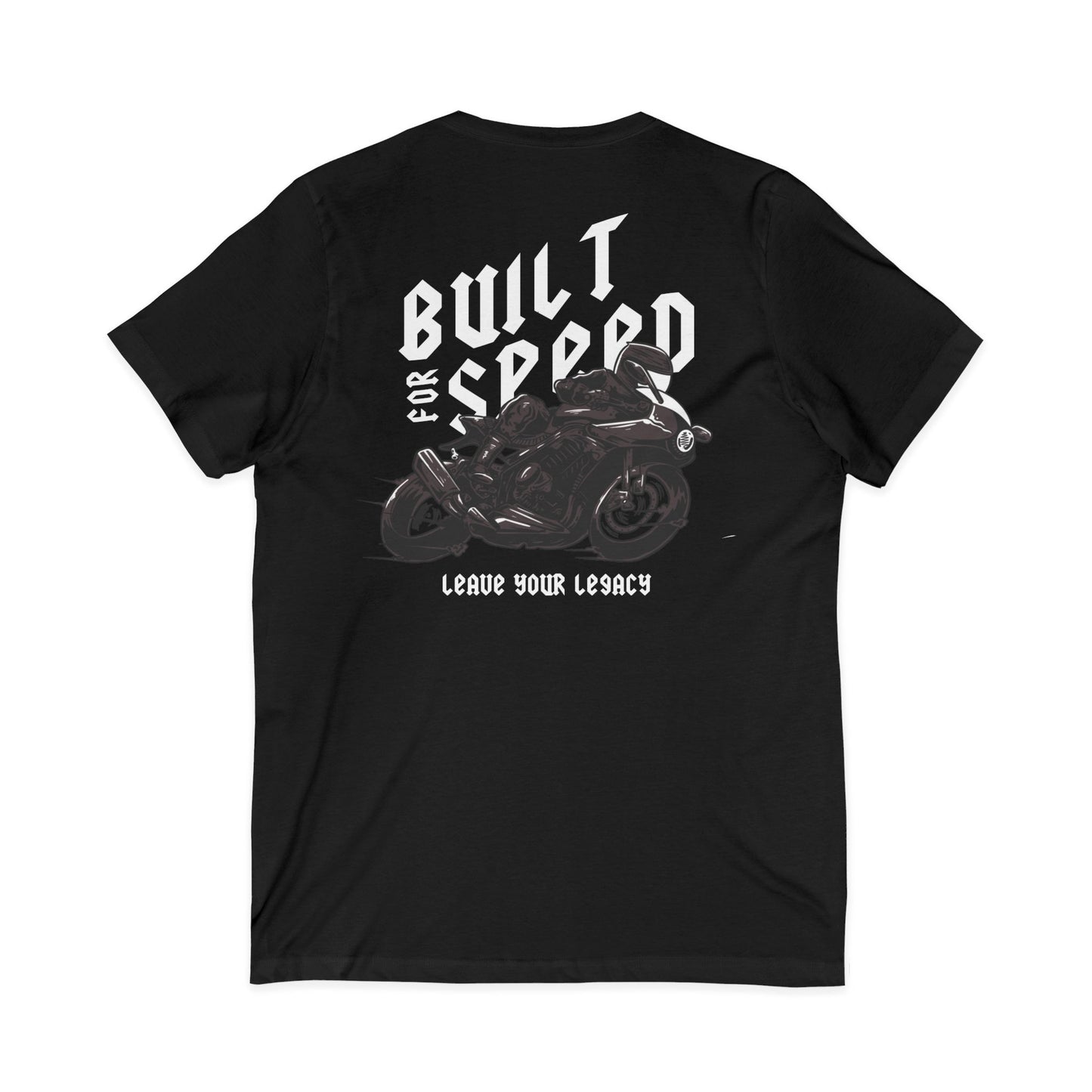 Men's 'Built For Speed' V-Neck T-Shirt