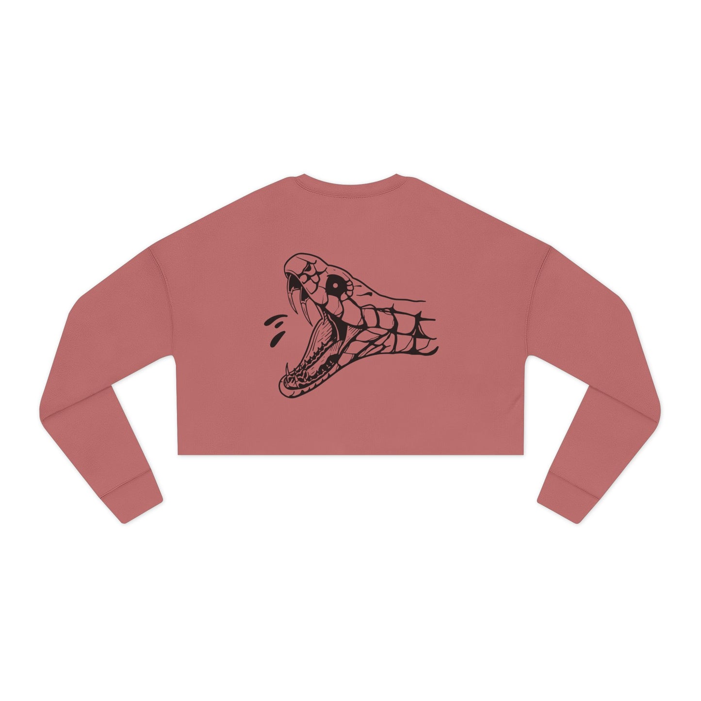 Women's 'Snake Head' Cropped Sweatshirt