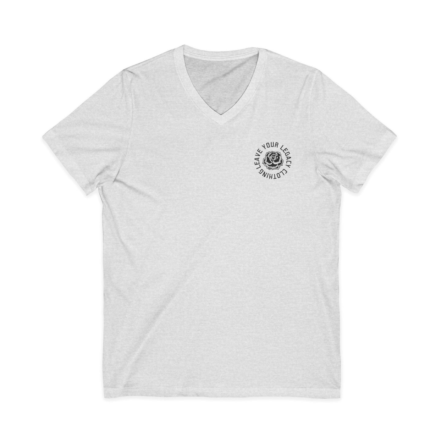 Men's 'Rose Stem' V-Neck T-Shirt
